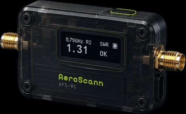 AeroScann AFS-01 Pocket SWR Meter mit OLED Display